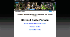Desktop Screenshot of blizzardguides.com