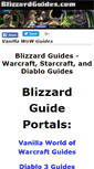 Mobile Screenshot of blizzardguides.com