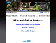 Tablet Screenshot of blizzardguides.com